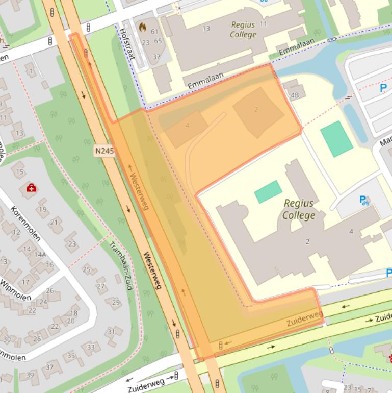 Kaart van postcodegebied 1741CX.