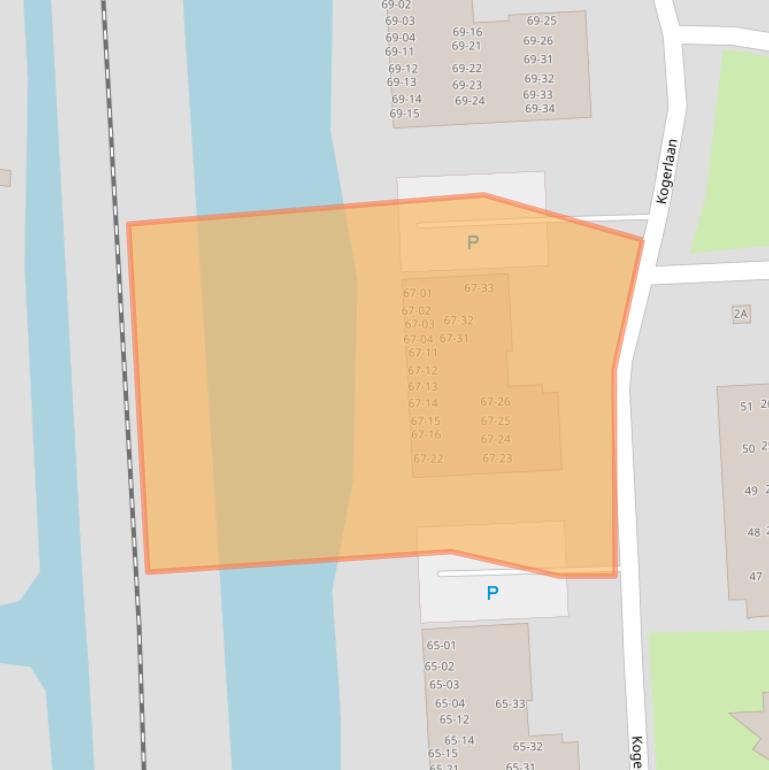 Kaart van postcodegebied 1741DN.