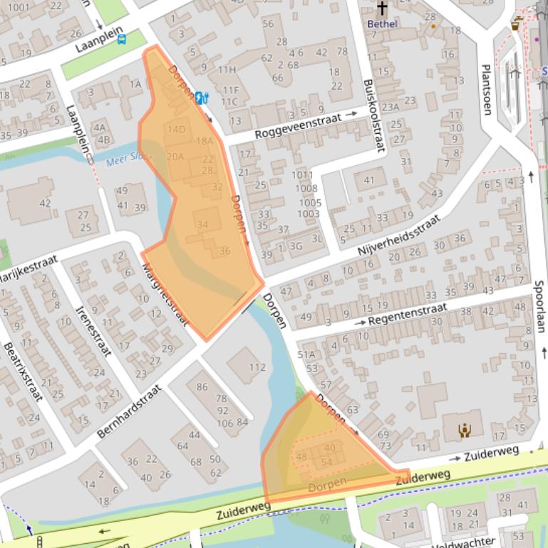 Kaart van postcodegebied 1741EE.