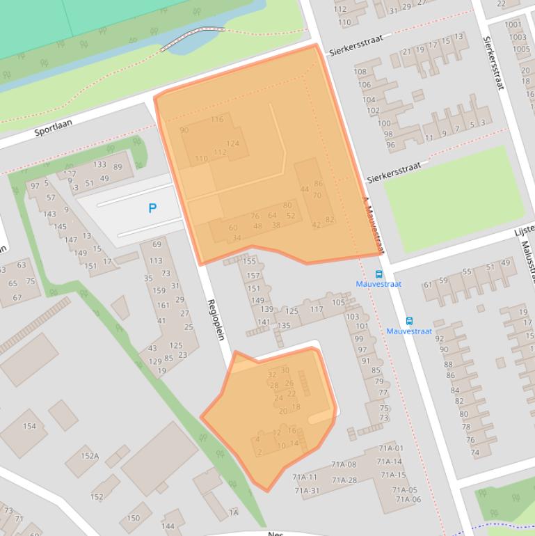 Kaart van postcodegebied 1741JB.