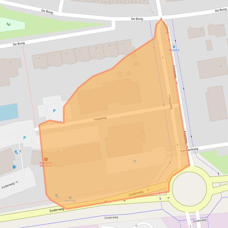 Kaart van postcodegebied 1741LC.