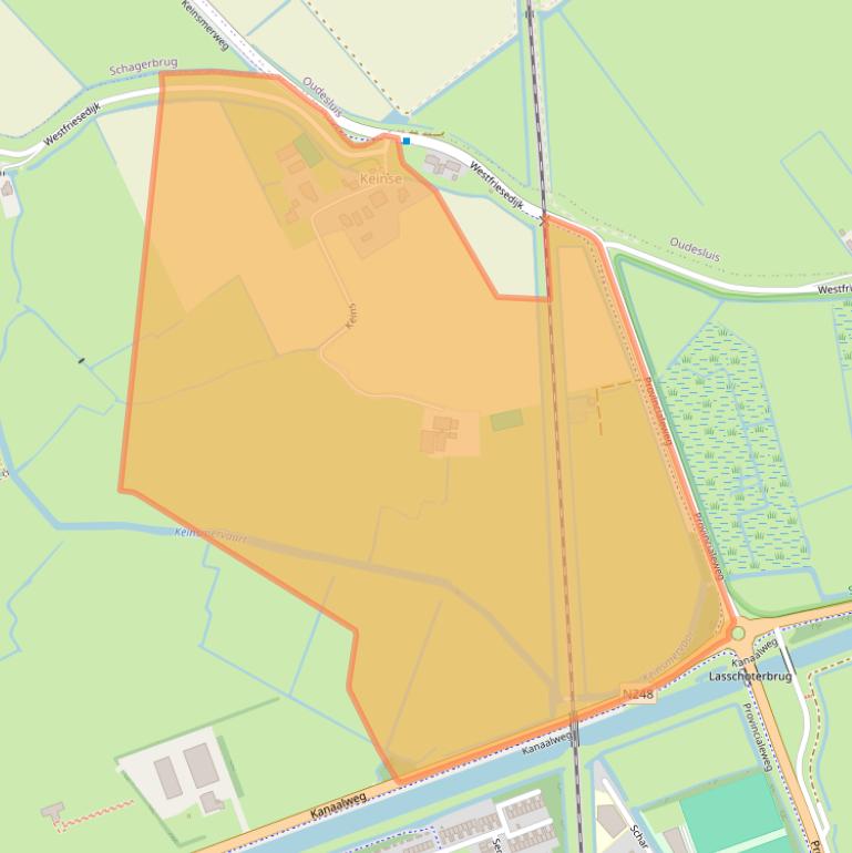 Kaart van postcodegebied 1741NR.