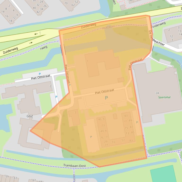 Kaart van postcodegebied 1741NW.