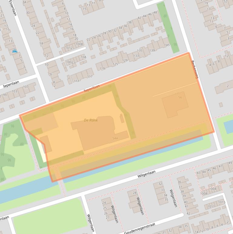 Kaart van postcodegebied 1741TG.