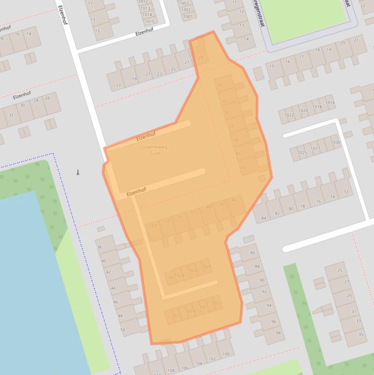 Kaart van postcodegebied 1741ZL.