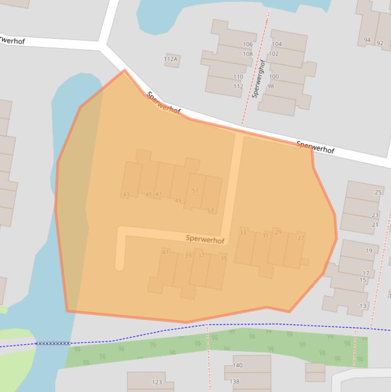 Kaart van postcodegebied 1742EB.