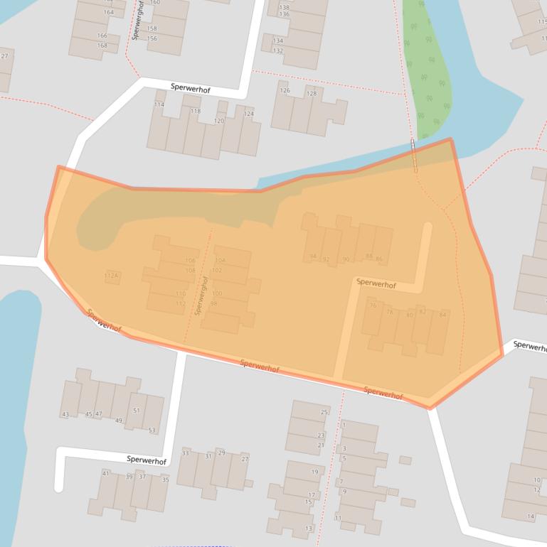 Kaart van postcodegebied 1742EJ.