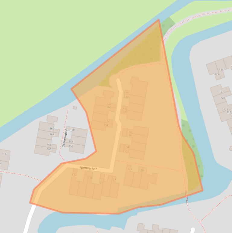 Kaart van postcodegebied 1742EK.