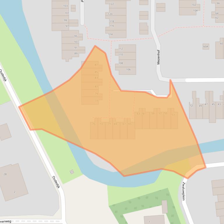 Kaart van postcodegebied 1742GH.