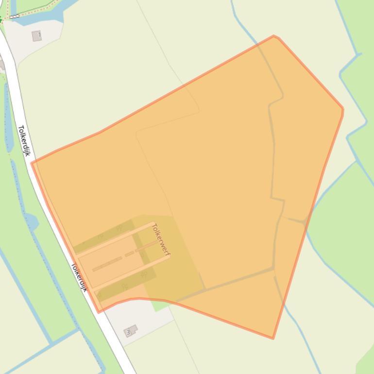 Kaart van postcodegebied 1742HC.