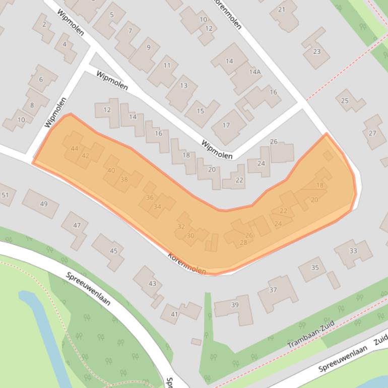 Kaart van postcodegebied 1742KL.