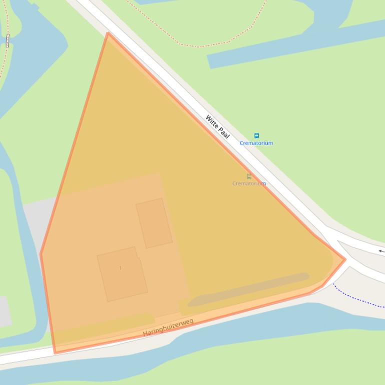 Kaart van postcodegebied 1742NS.