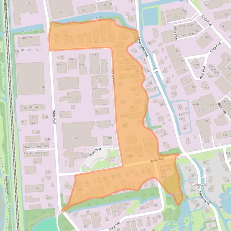 Kaart van postcodegebied 1742NX.