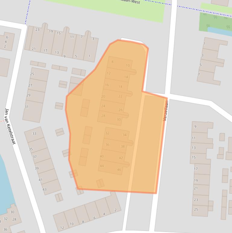 Kaart van postcodegebied 1742RM.