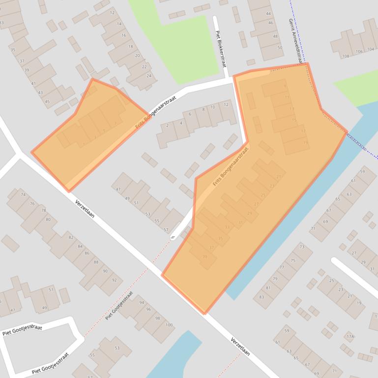 Kaart van postcodegebied 1742RV.