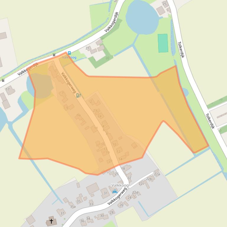 Kaart van postcodegebied 1744GA.