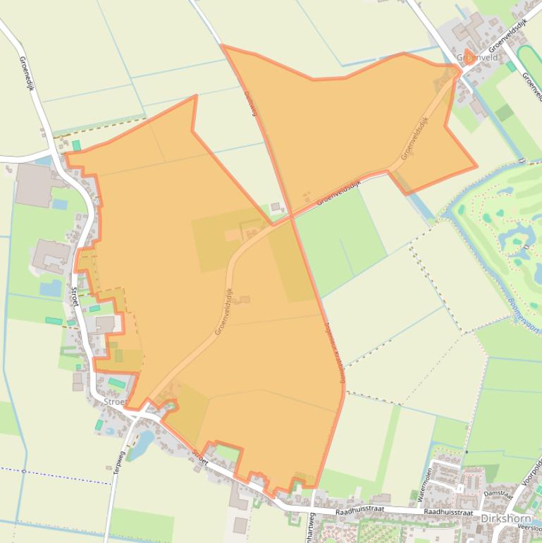Kaart van postcodegebied 1744GD.