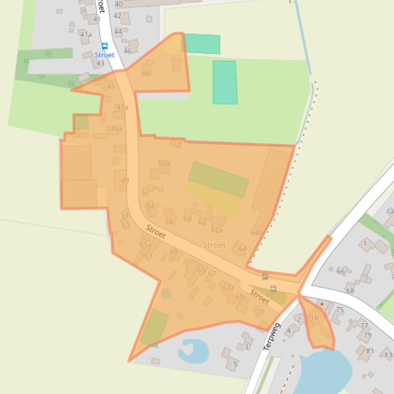 Kaart van postcodegebied 1744GK.