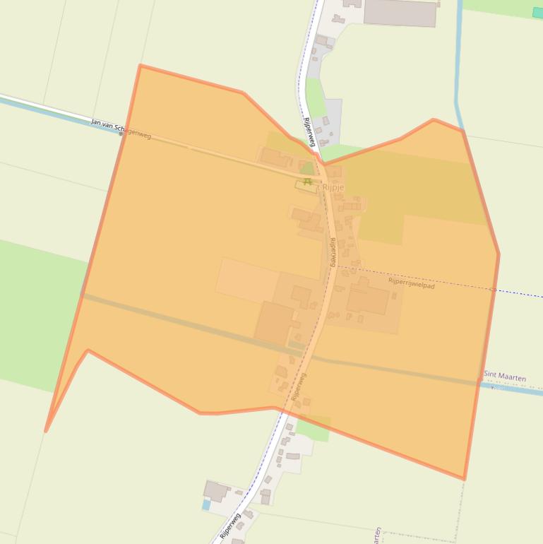 Kaart van postcodegebied 1744HL.