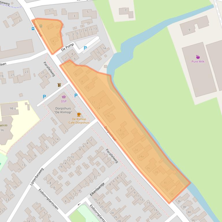 Kaart van postcodegebied 1744KK.