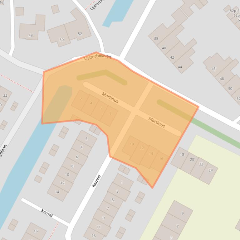 Kaart van postcodegebied 1744LS.