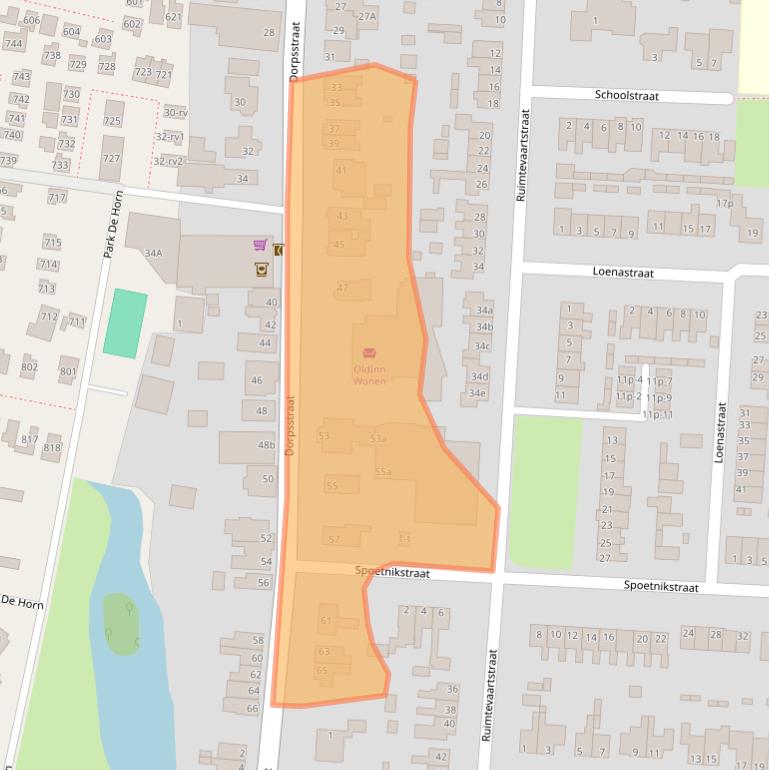 Kaart van postcodegebied 1746AB.