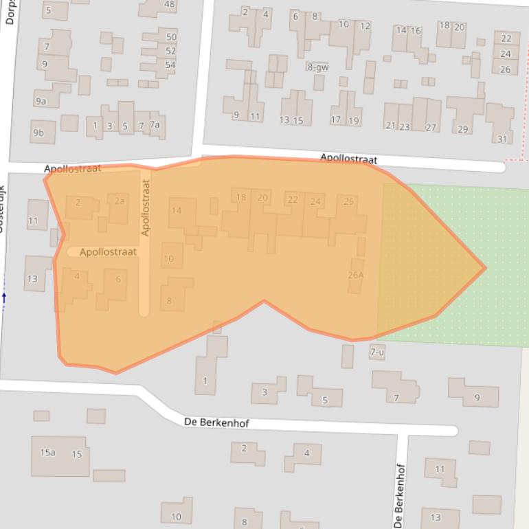 Kaart van postcodegebied 1746AG.