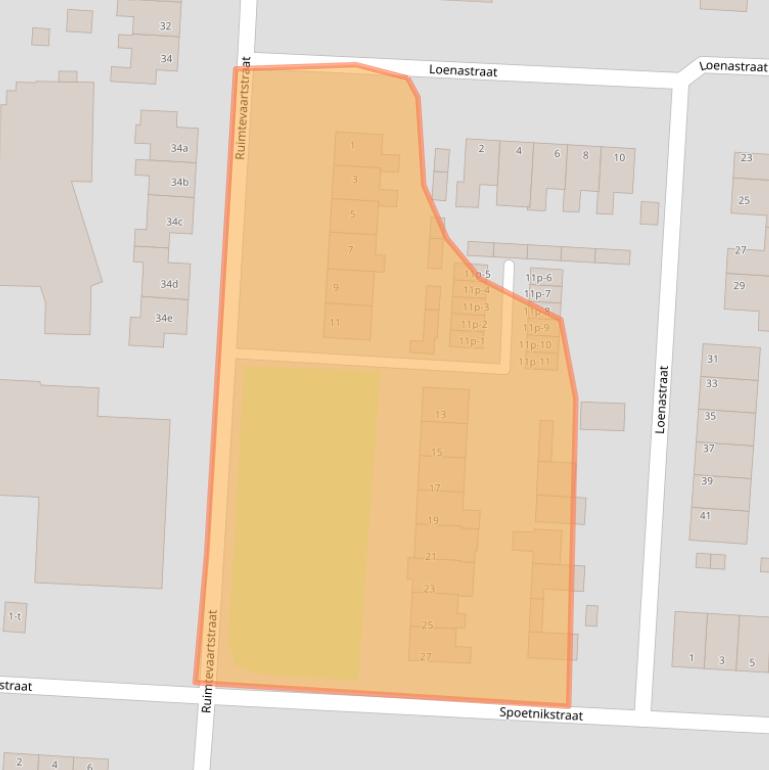 Kaart van postcodegebied 1746AH.