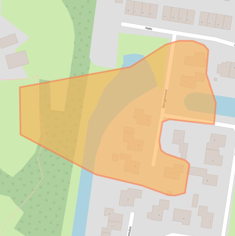Kaart van postcodegebied 1747EC.