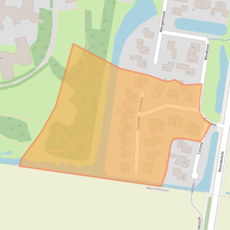 Kaart van postcodegebied 1747EH.