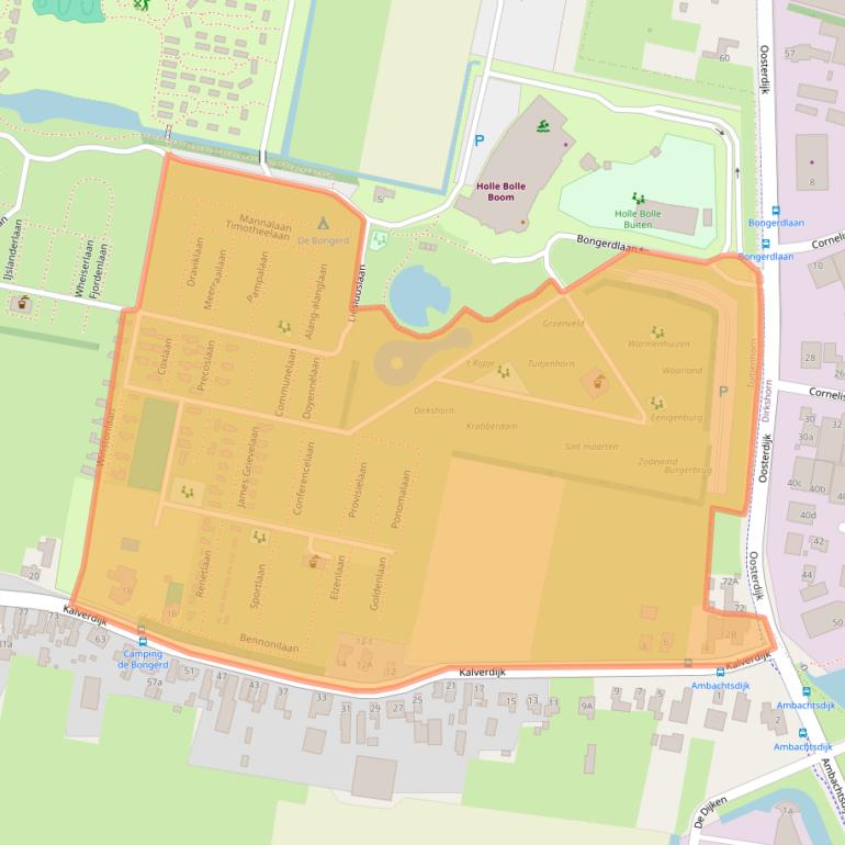 Kaart van postcodegebied 1747GL.