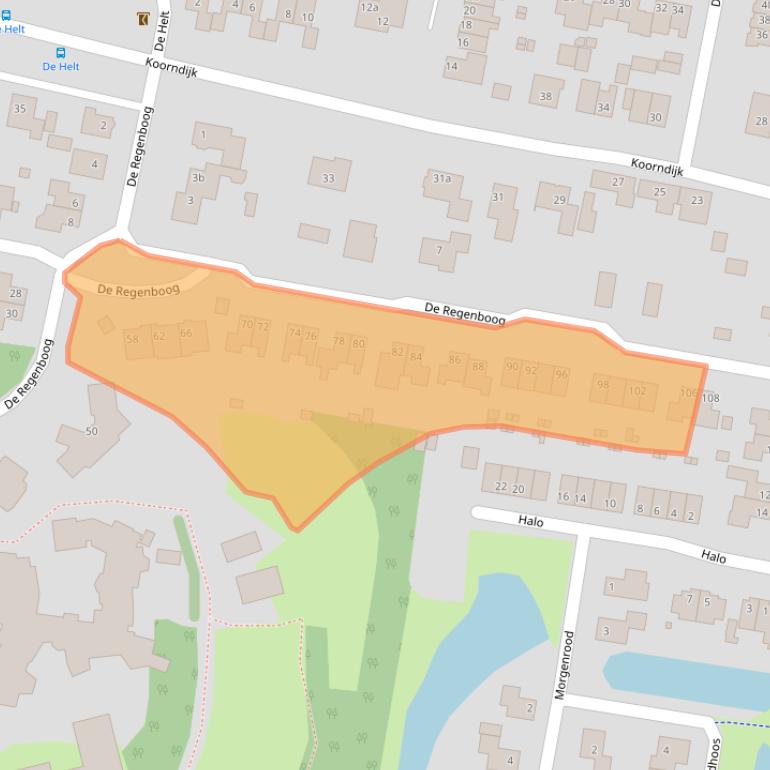 Kaart van postcodegebied 1747GX.