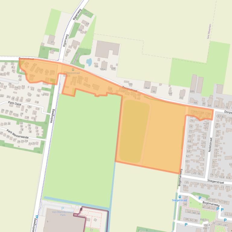 Kaart van postcodegebied 1747HC.