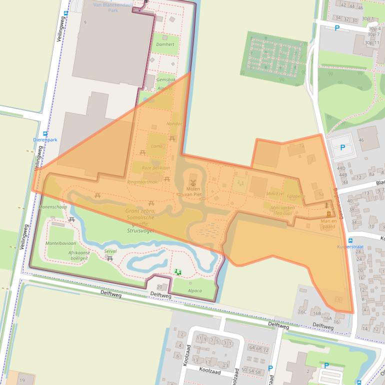 Kaart van postcodegebied 1747HV.