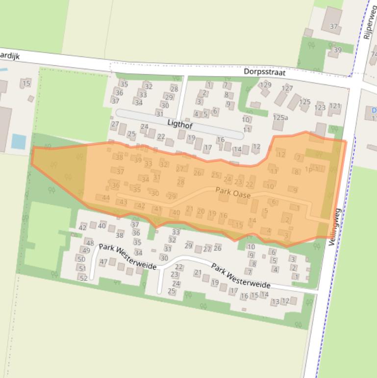 Kaart van postcodegebied 1747KB.