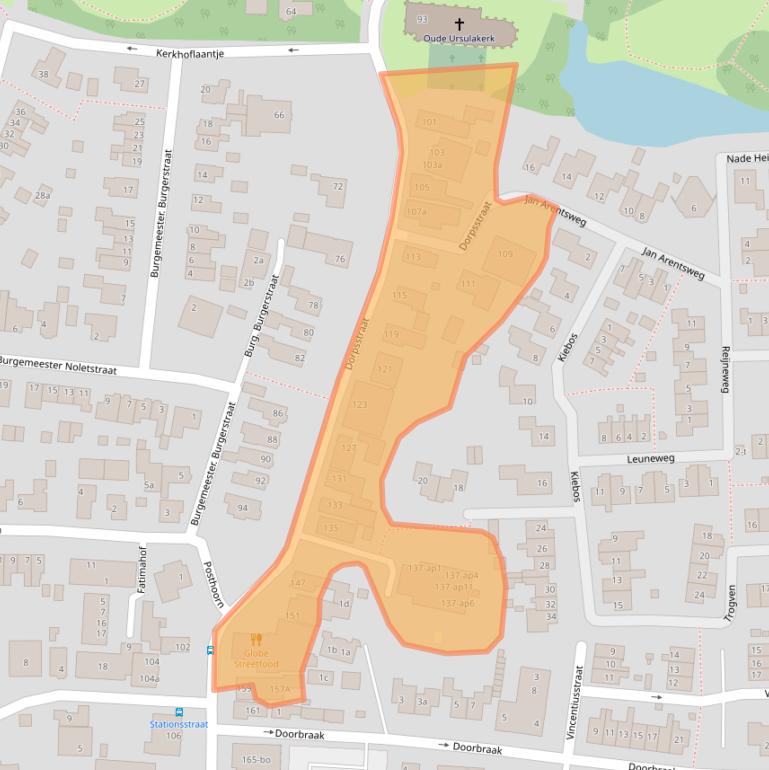 Kaart van postcodegebied 1749AB.