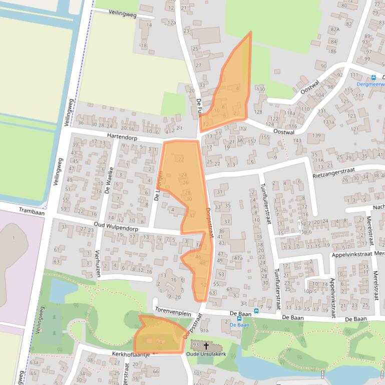 Kaart van postcodegebied 1749AG.