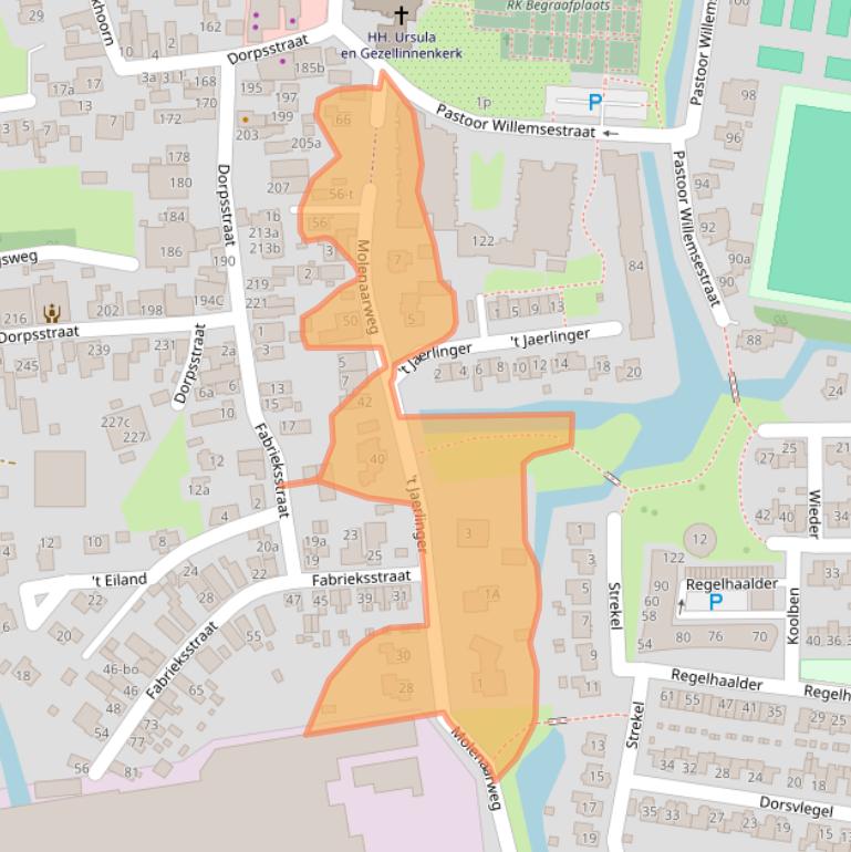 Kaart van postcodegebied 1749AS.