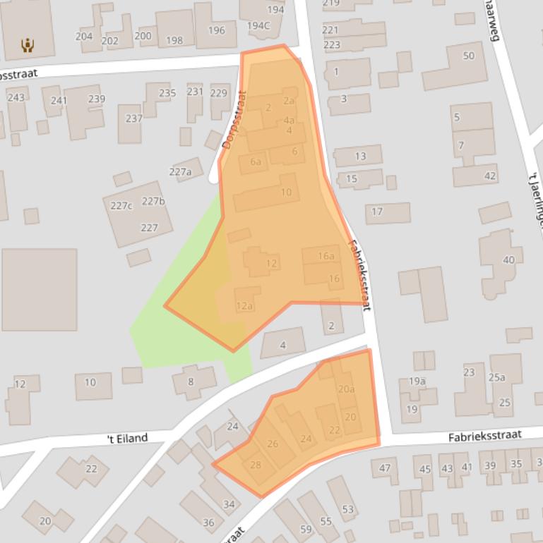 Kaart van postcodegebied 1749AW.