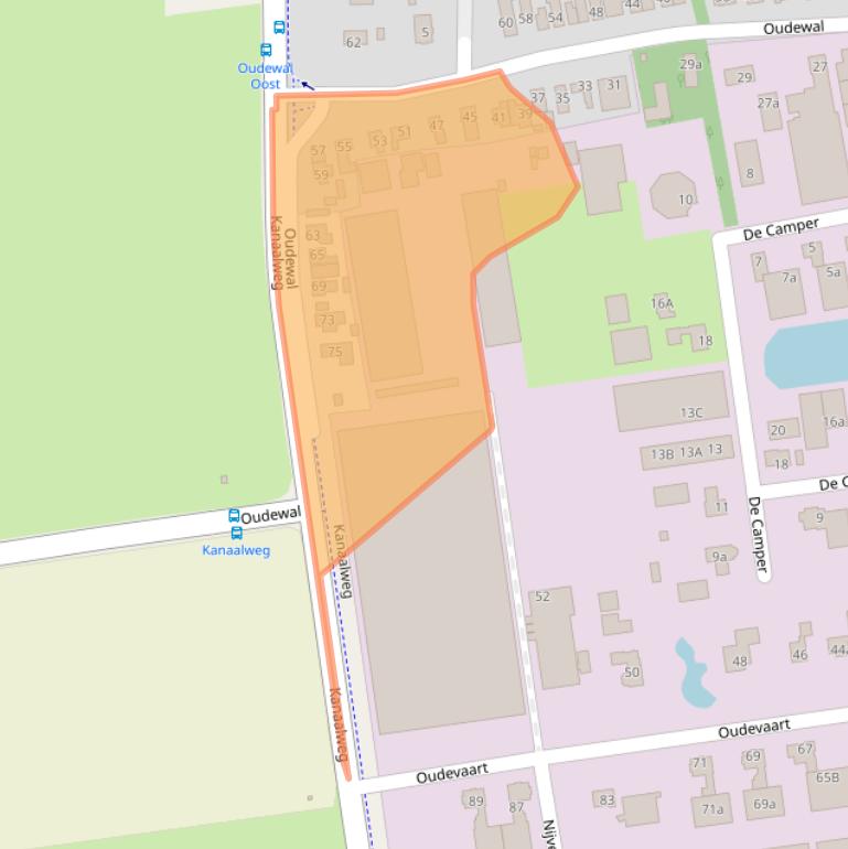 Kaart van postcodegebied 1749CB.