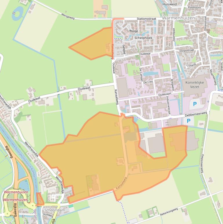 Kaart van postcodegebied 1749CE.