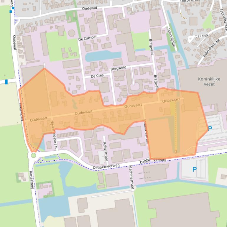 Kaart van postcodegebied 1749CH.