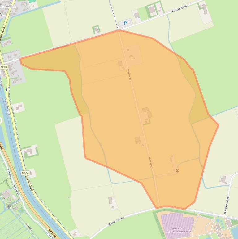 Kaart van postcodegebied 1749CK.