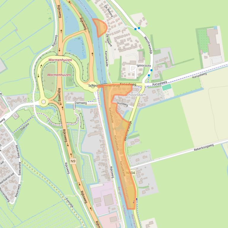 Kaart van postcodegebied 1749CN.