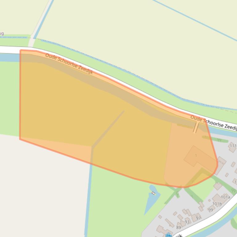 Kaart van postcodegebied 1749CP.