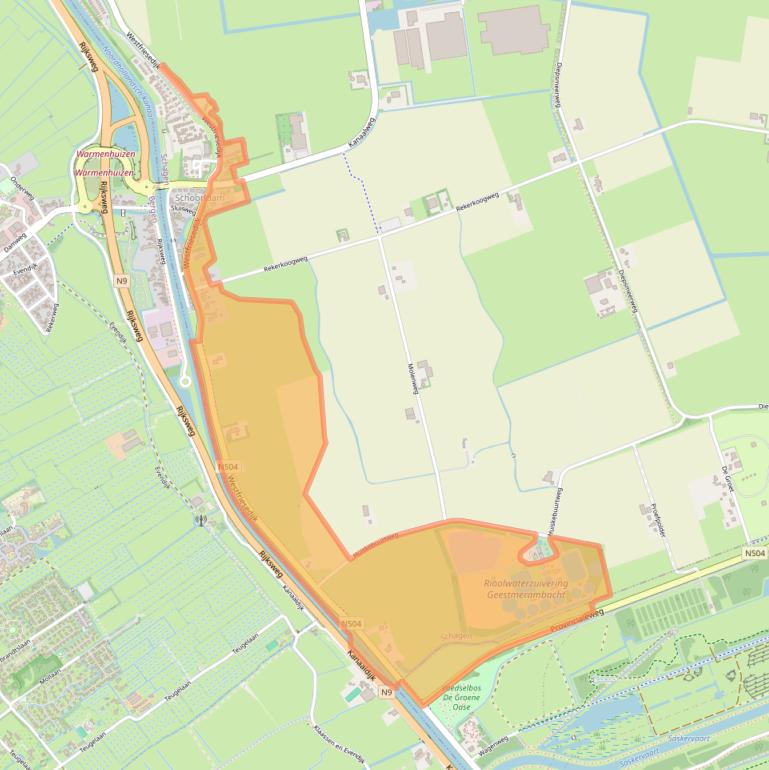 Kaart van postcodegebied 1749CT.