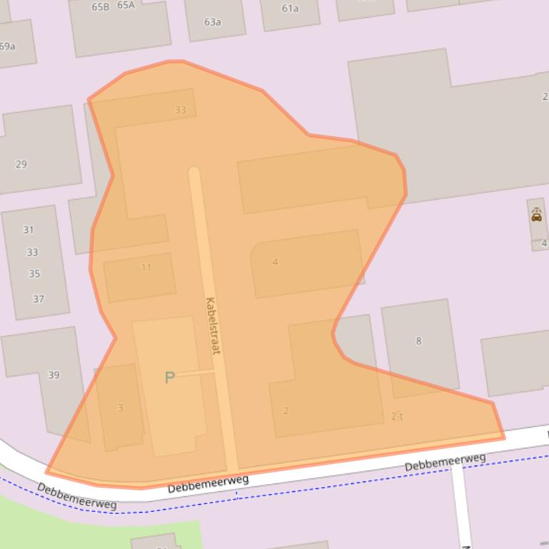 Kaart van postcodegebied 1749DM.