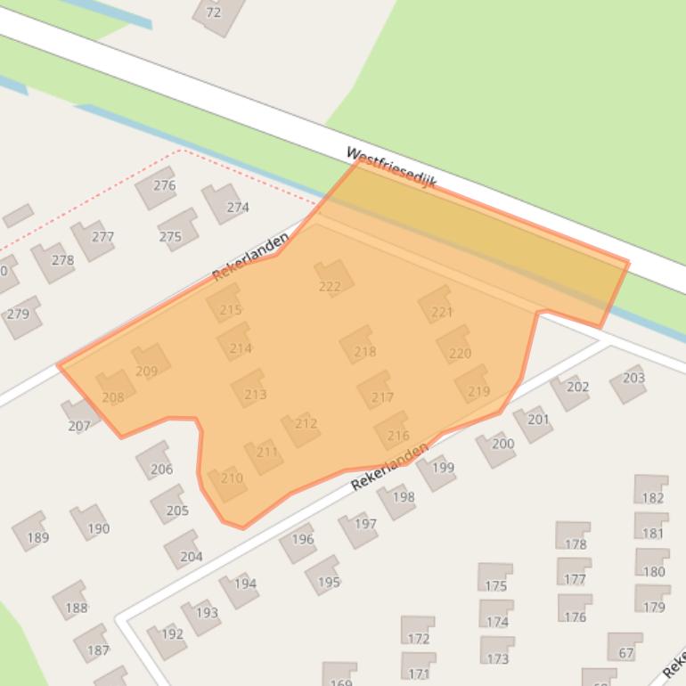 Kaart van postcodegebied 1749DW.