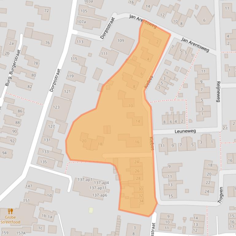 Kaart van postcodegebied 1749HB.