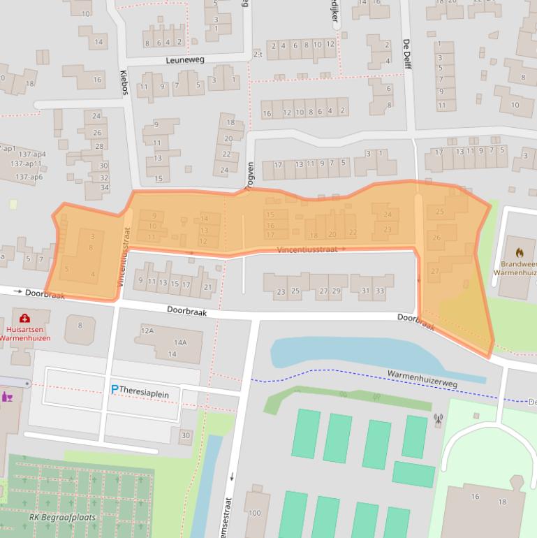 Kaart van postcodegebied 1749HR.